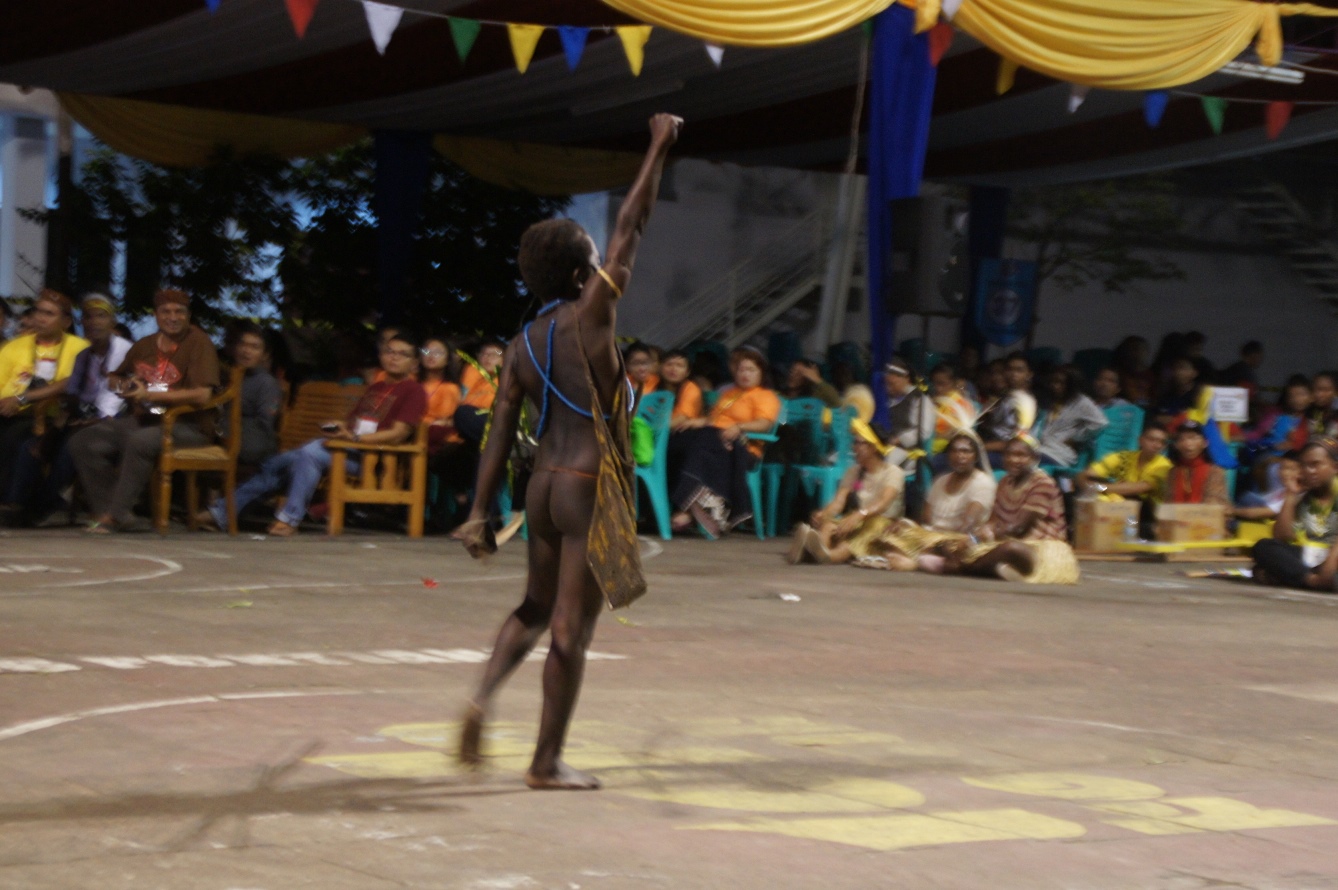 Cerimonie di chiusura del raduno dei Giovani cattolici a Pontianak (West Kalimantan)