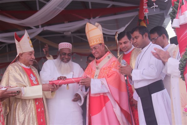 The new Divine Mercy Church on the outskirts of Dhaka
