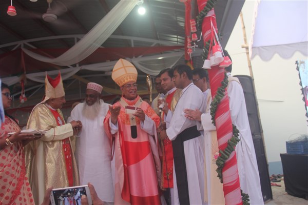 The new Divine Mercy Church on the outskirts of Dhaka