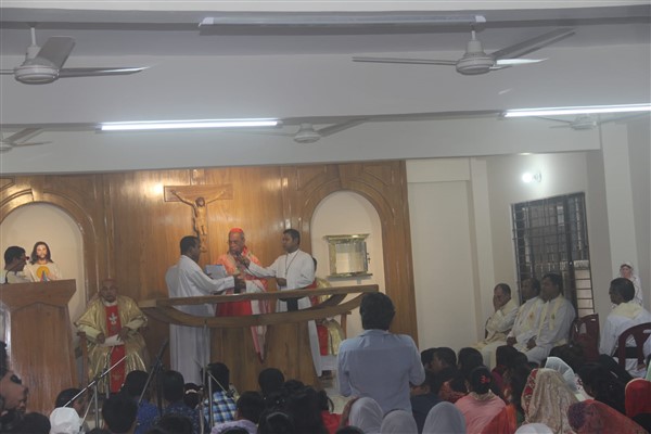 The new Divine Mercy Church on the outskirts of Dhaka