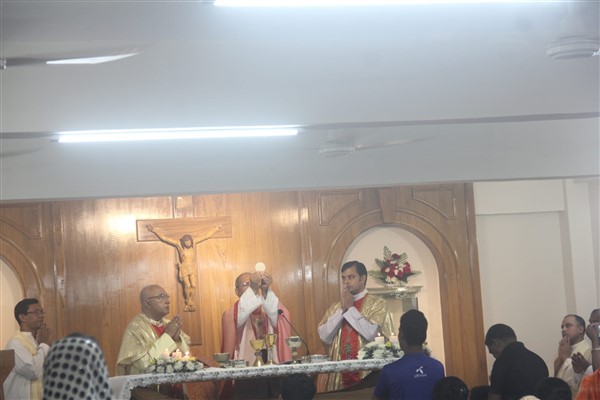 The new Divine Mercy Church on the outskirts of Dhaka