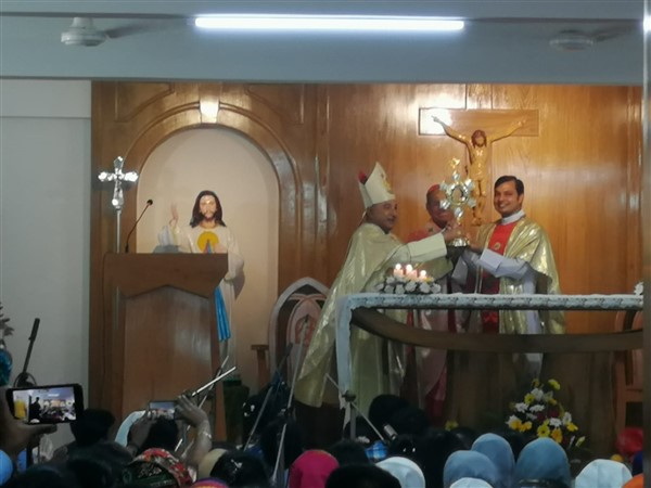 The new Divine Mercy Church on the outskirts of Dhaka