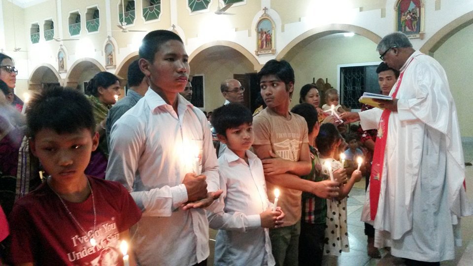 Battesimi di Pasqua a Gazipur, Dhaka