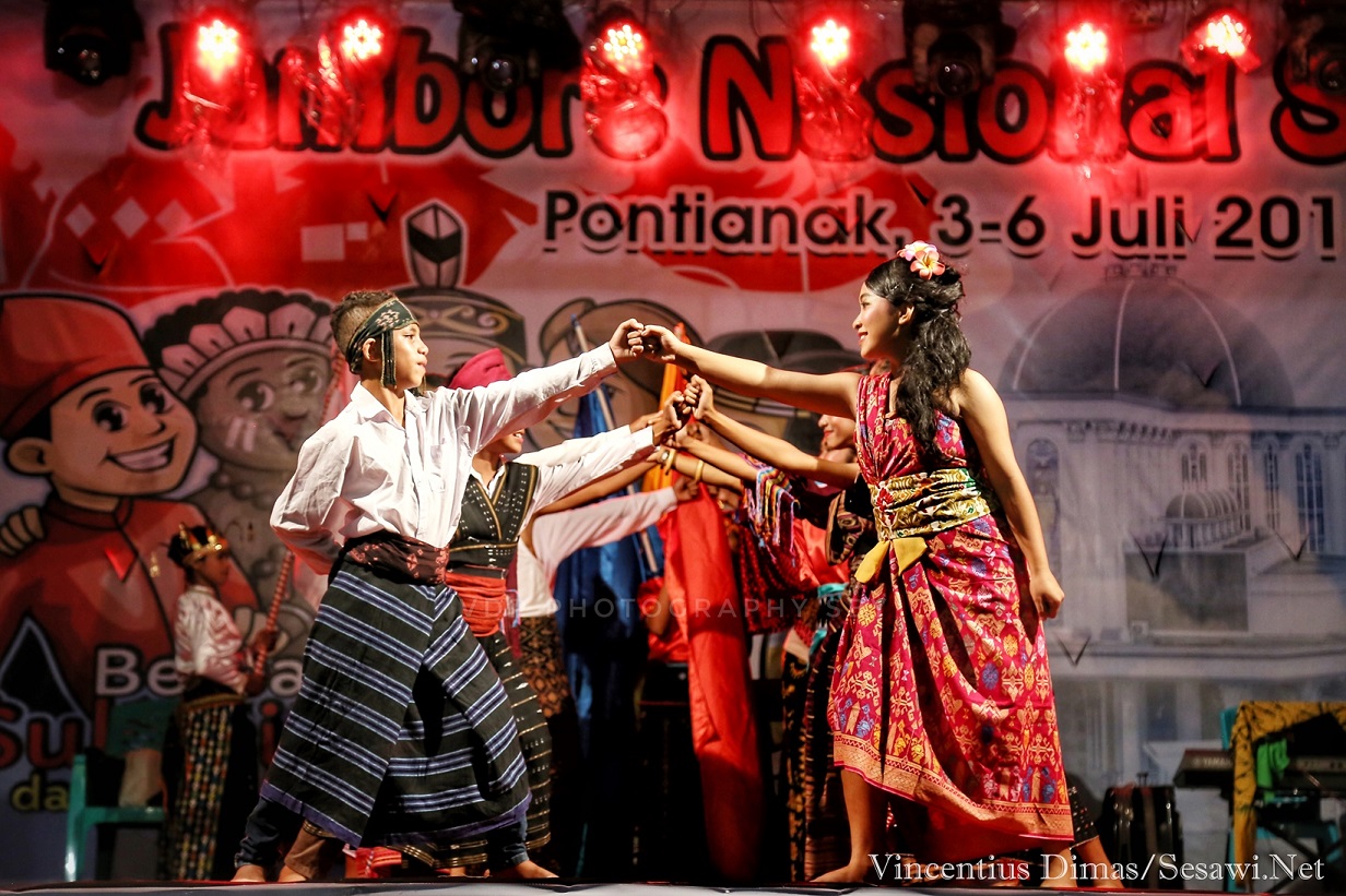 Cerimonie di chiusura del raduno dei Giovani cattolici a Pontianak (West Kalimantan)