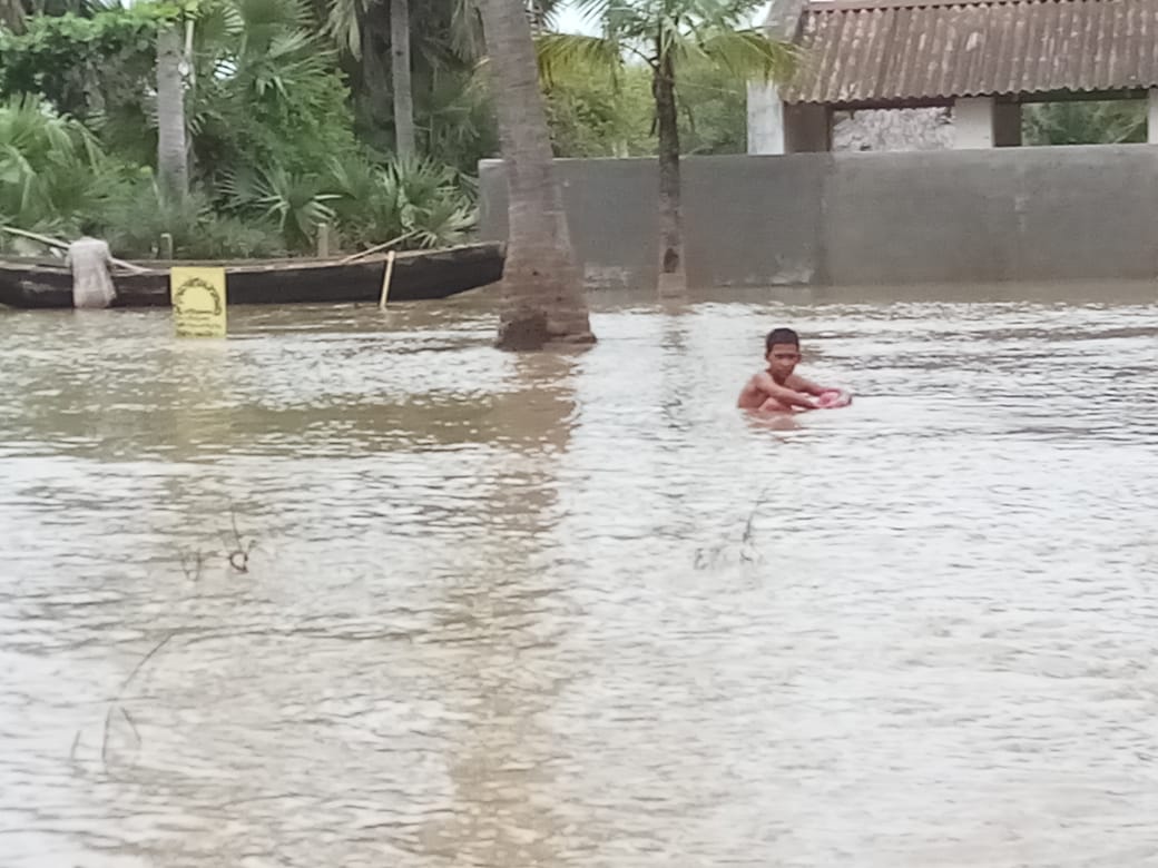 Caritas India flood relief work