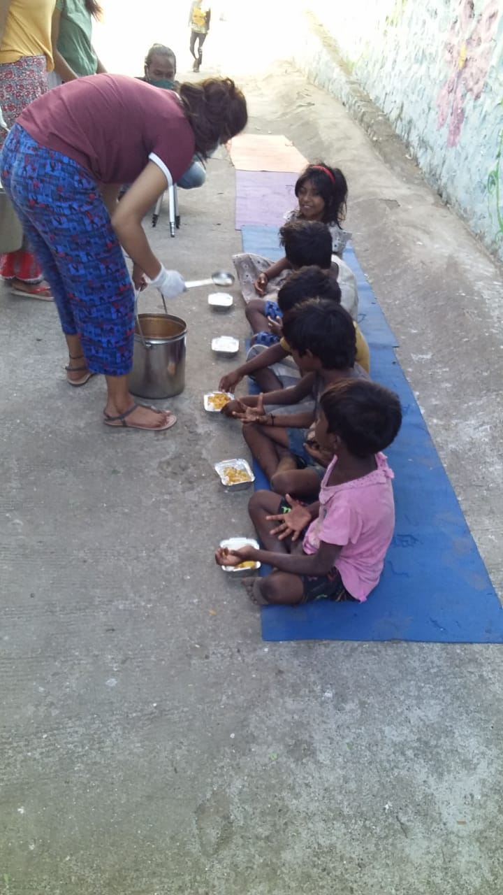 Relief for children in Bandra