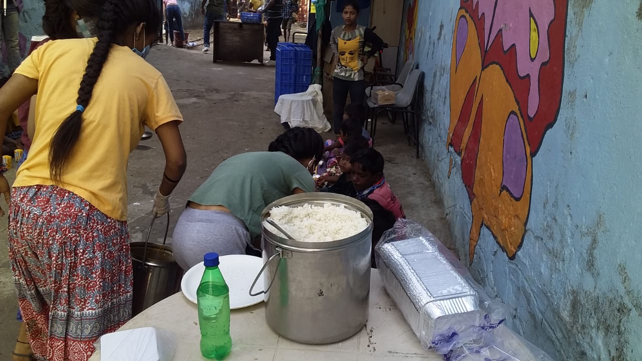 Relief for children in Bandra