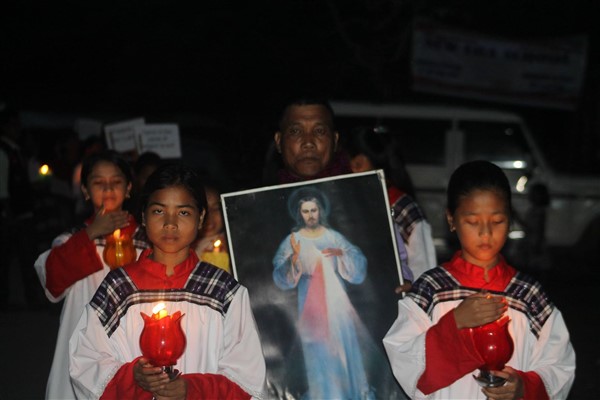 Arunachal Pradesh, cattolici indiani pregano per le vittime dello Sri Lanka