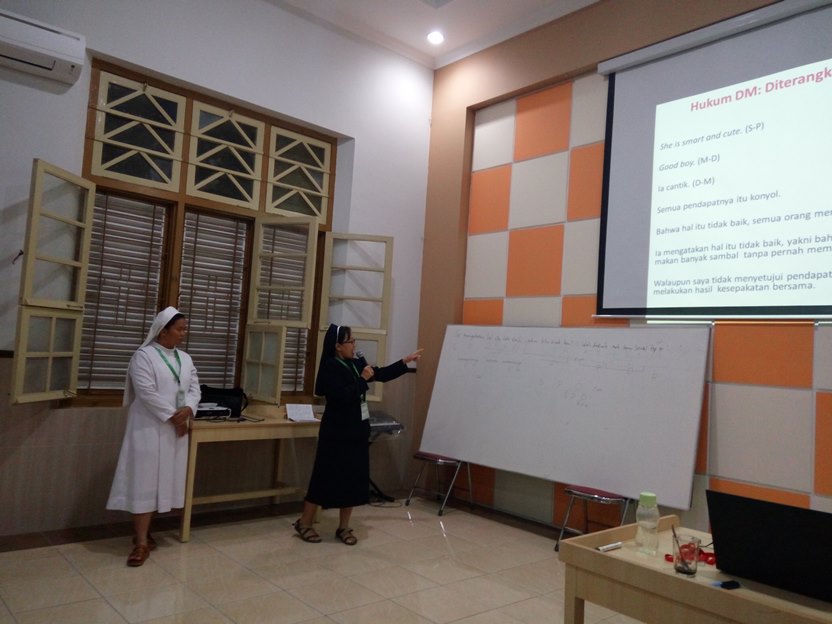 Workshop for seminarians in Ambarawa, Central Java