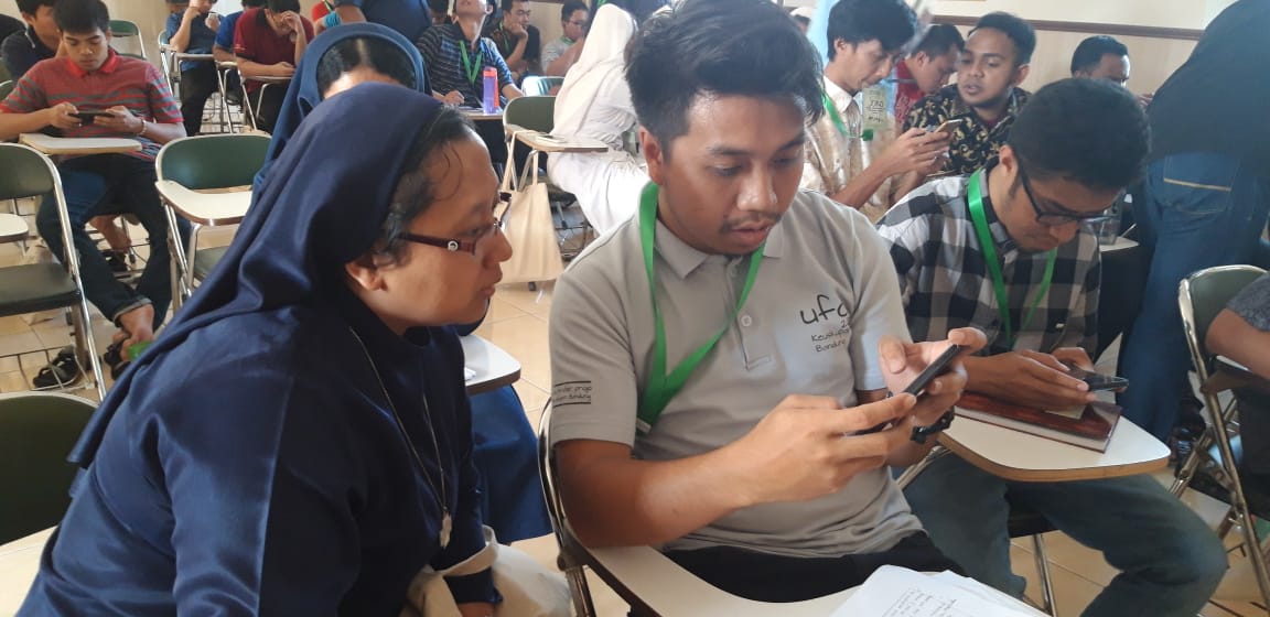 Workshop for seminarians in Ambarawa, Central Java