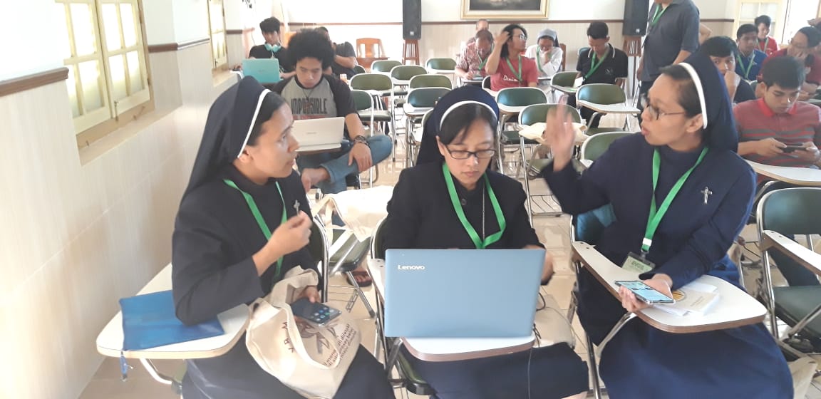 Workshop for seminarians in Ambarawa, Central Java
