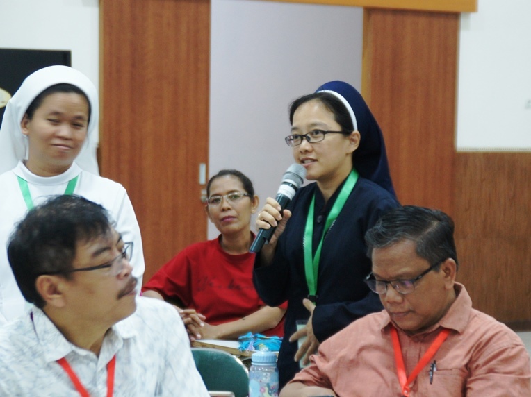 Workshop for seminarians in Ambarawa, Central Java