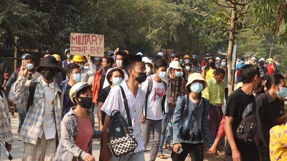 New protests in Myanmar
