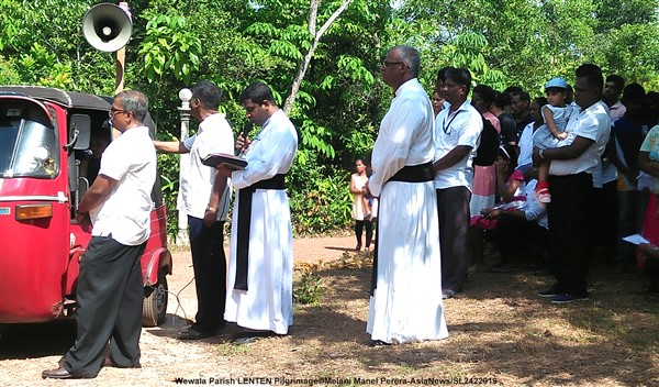 Via Crucis di Quaresima in Sri Lanka