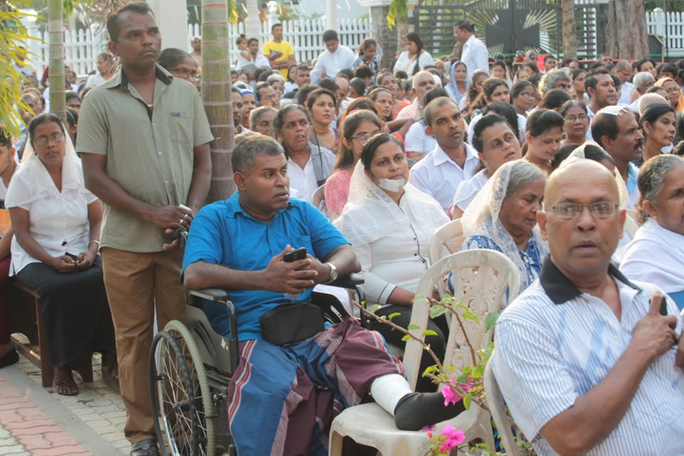 Colombo, Mass for the victims