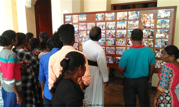 Tamil women visit St Sebastian Church