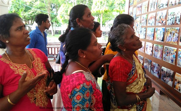 Tamil women visit St Sebastian Church