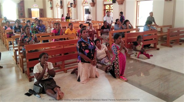 Tamil women visit St Sebastian Church
