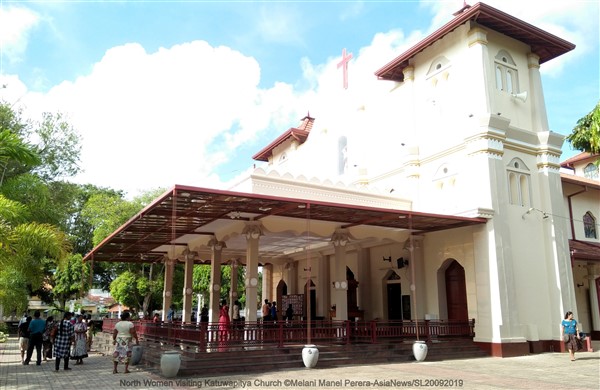 Tamil women visit St Sebastian Church