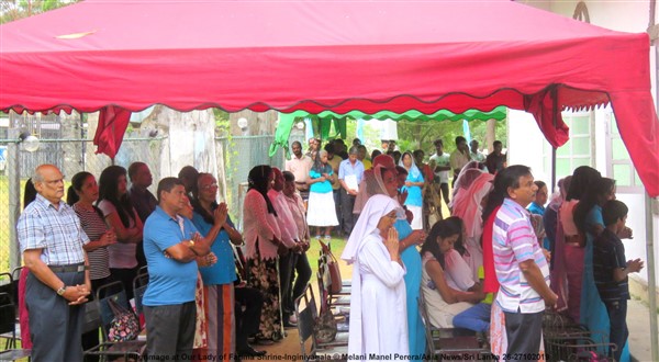 Pilgrimage to the National Shrine of Our Lady of Fatima in Sri Lanka