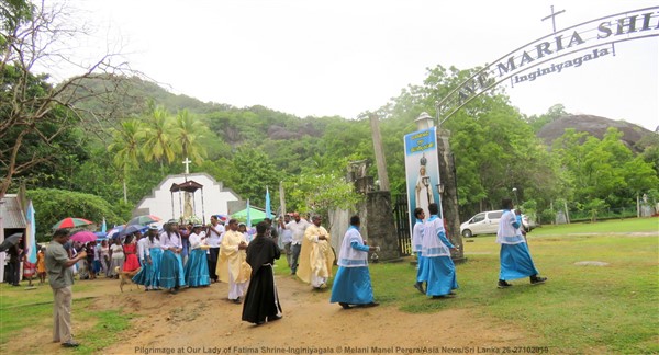 Pilgrimage to the National Shrine of Our Lady of Fatima in Sri Lanka