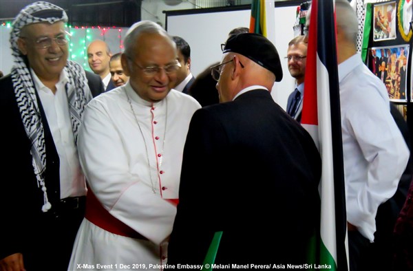 The Christmas Tree Lighting Event at the Embassy of the State of Palestine, Colombo