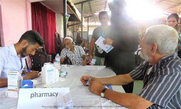 A medical camp to build up religious harmony in Sri Lanka