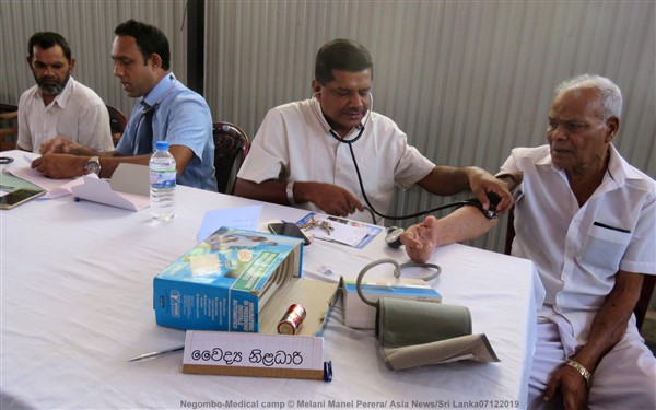 A medical camp to build up religious harmony in Sri Lanka