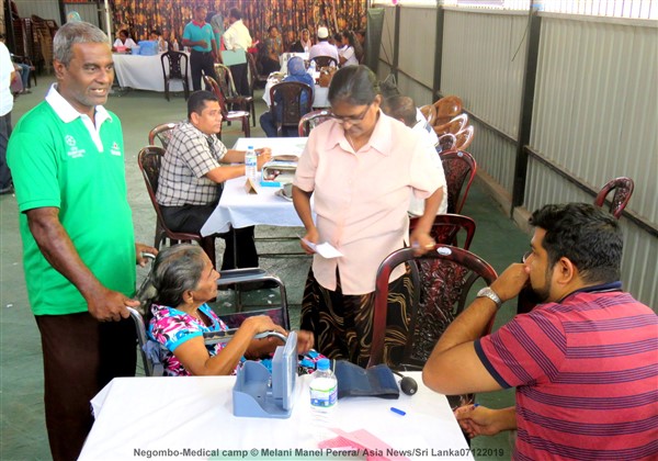 A medical camp to build up religious harmony in Sri Lanka