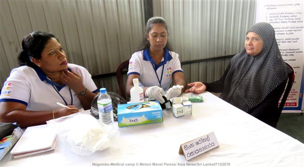 A medical camp to build up religious harmony in Sri Lanka