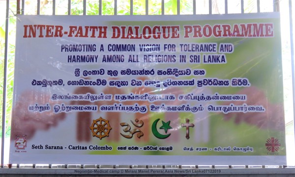 A medical camp to build up religious harmony in Sri Lanka