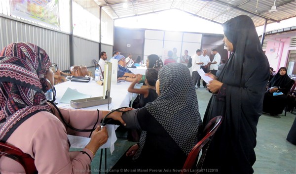 A medical camp to build up religious harmony in Sri Lanka