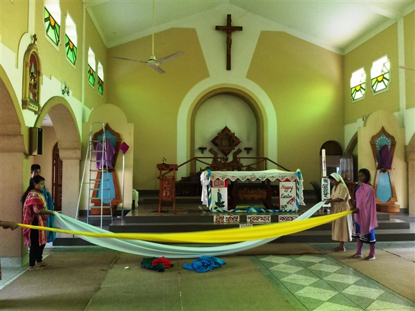 Battesimi di Pasqua a Gazipur, Dhaka