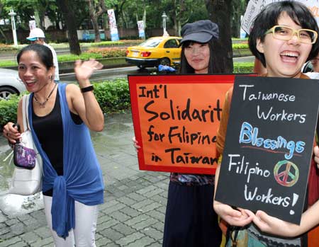 TAIWAN - PHILIPPINES Taiwanese students promote "friendship" with Filipino immigrants - Asia News