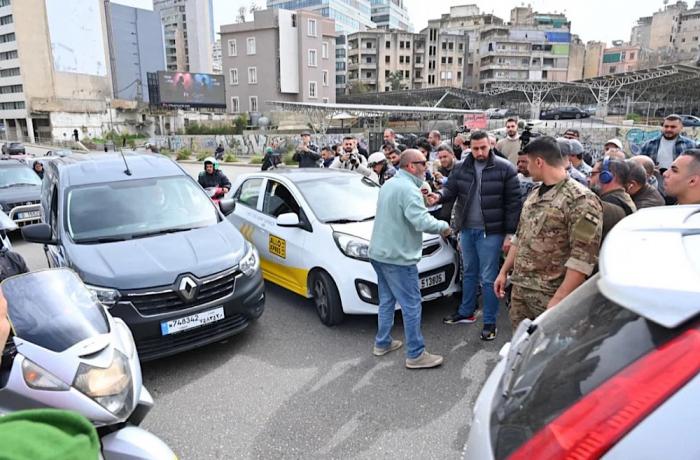 Lebanese protest high petrol prices, VAT hikes