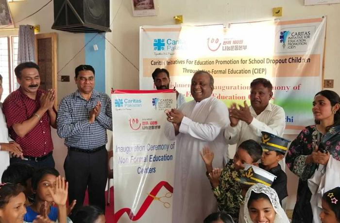 Caritas Karachi inaugurates five non-formal education centres