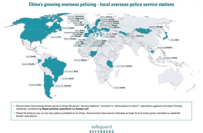 Italy expelled eight Chinese nationals for spying on opponents and dissidents via China ...