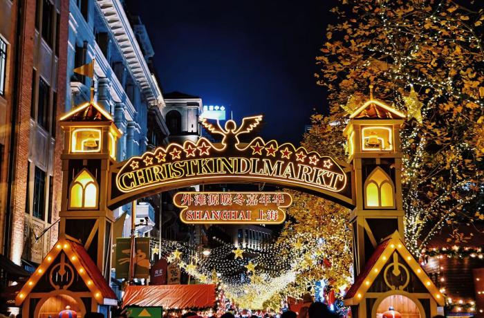 At Christmas, lights are everywhere, even in China.