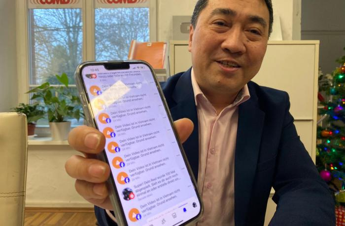 Trưng Khoa Lê's four walls of freedom in Berlin against Vietnam's media ...