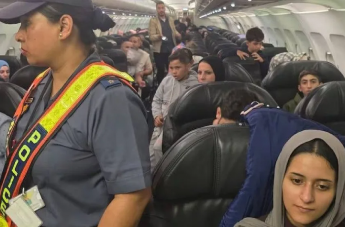 A group linked to Israel is behind a charter plane taking Palestinians to South Africa