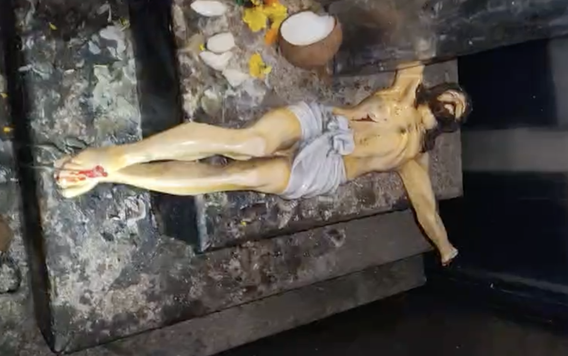 Statue of Jesus vandalised in Mumbai too. ‘This is not an isolated incident’